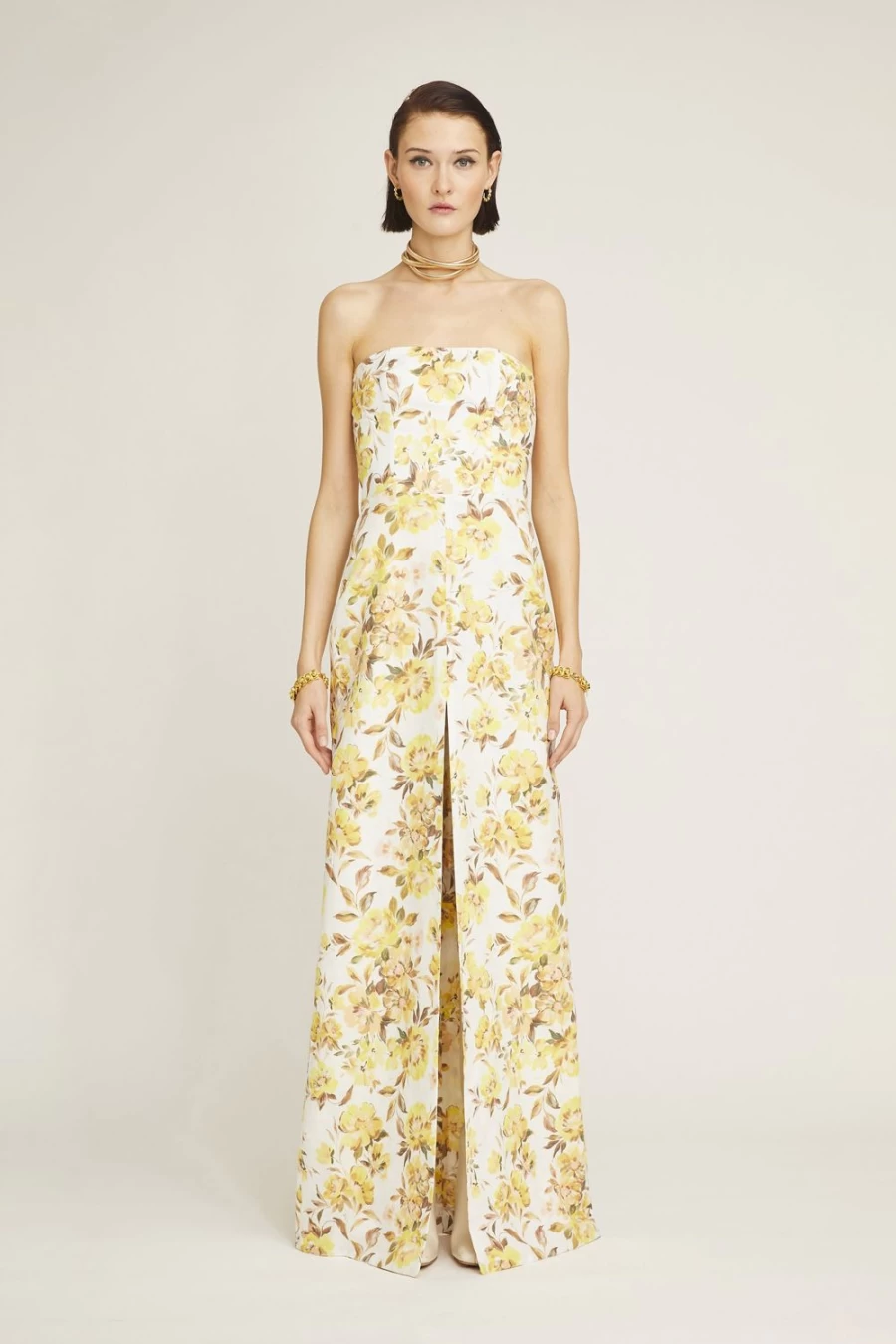 "Isla & White Women's Alice Dress - Elegant Floral Summer Dress"