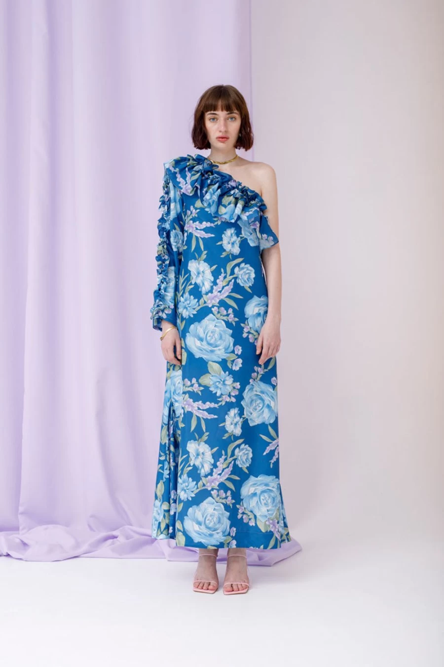 Isla & White Women's Zeki Dress - Elegant & Stylish Floral Summer Dress