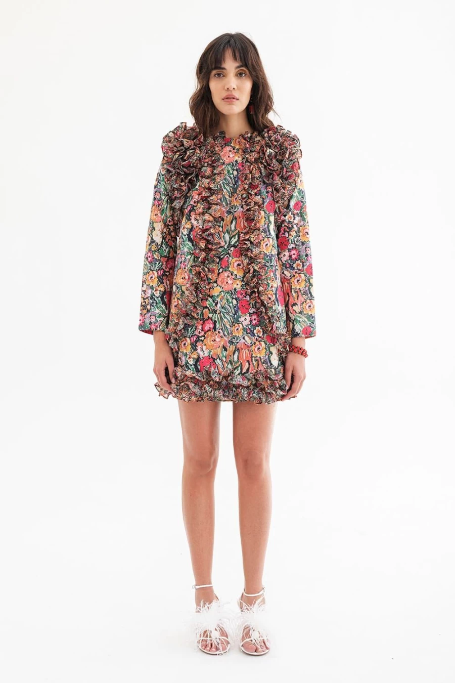 Isla & White Women's Aida Dress - Elegant & Stylish Floral Summer Dress