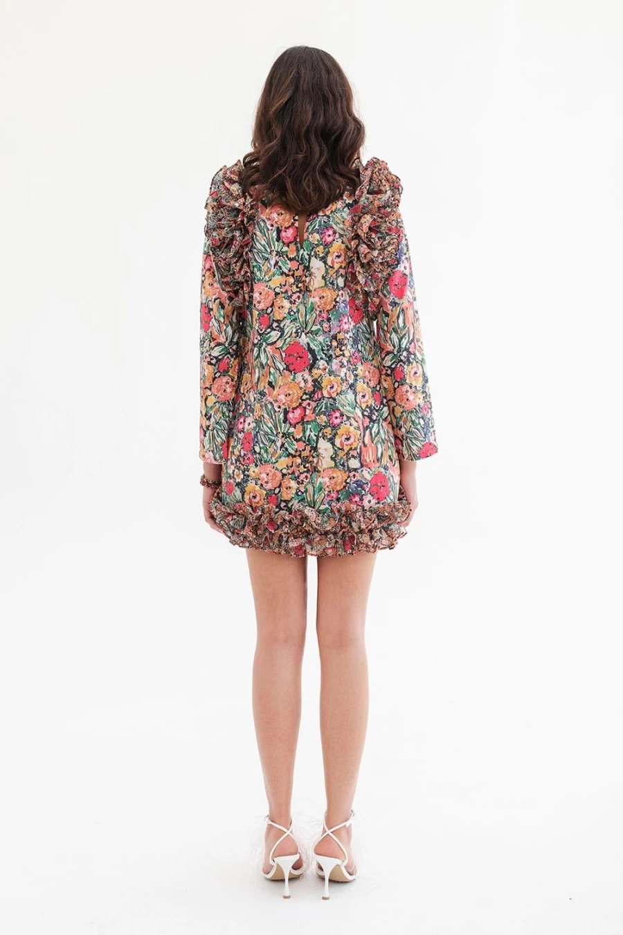 Isla & White Women's Aida Dress - Elegant & Stylish Floral Summer Dress