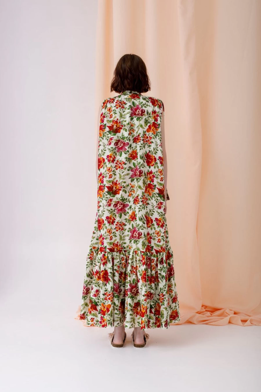 Isla & White Women's Narin Dress - Elegant Floral Summer Dress for Women