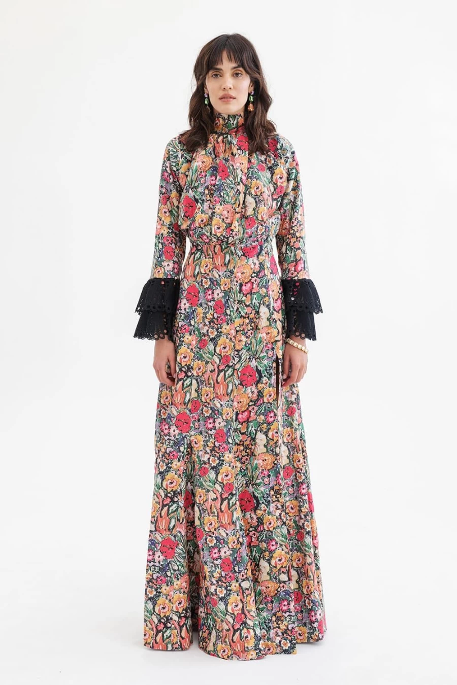Isla & White Women's Leonie Dress - Elegant Floral Summer Dress for Women