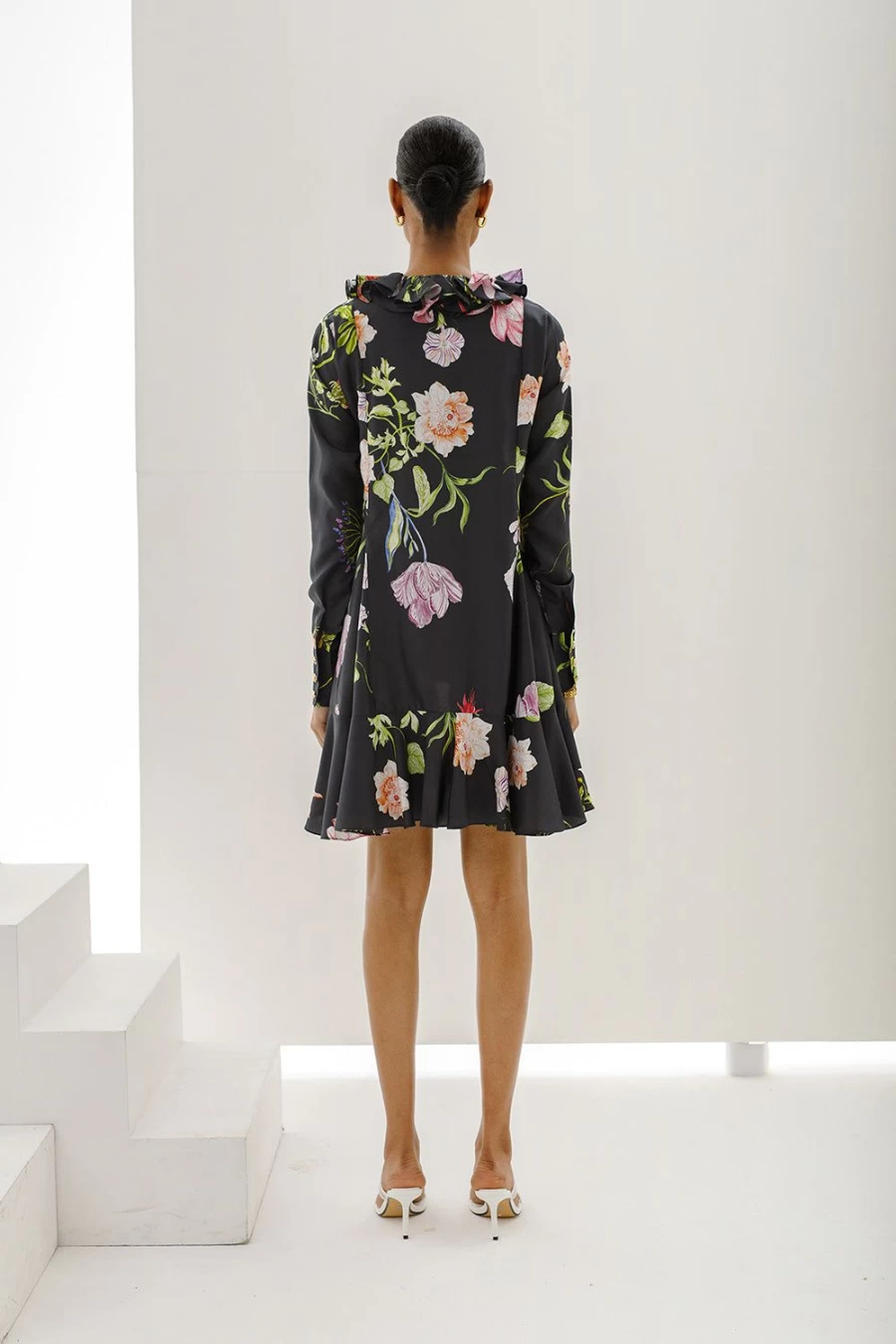 Isla & White Women's Cue Dress - Elegant & Stylish Floral Summer Dress