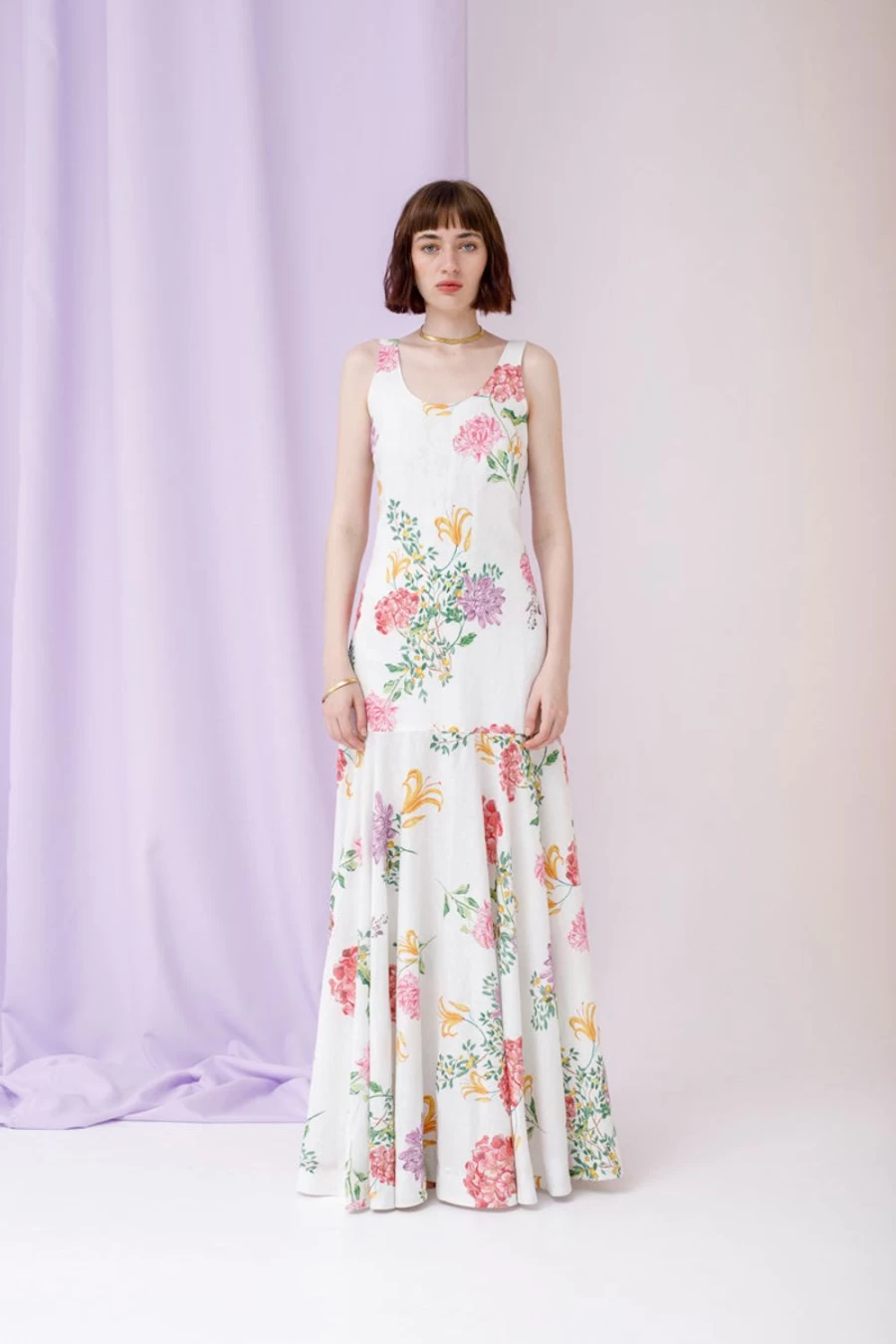 "Isla & White Women's Adem Dress - Elegant and Stylish Summer Dress"