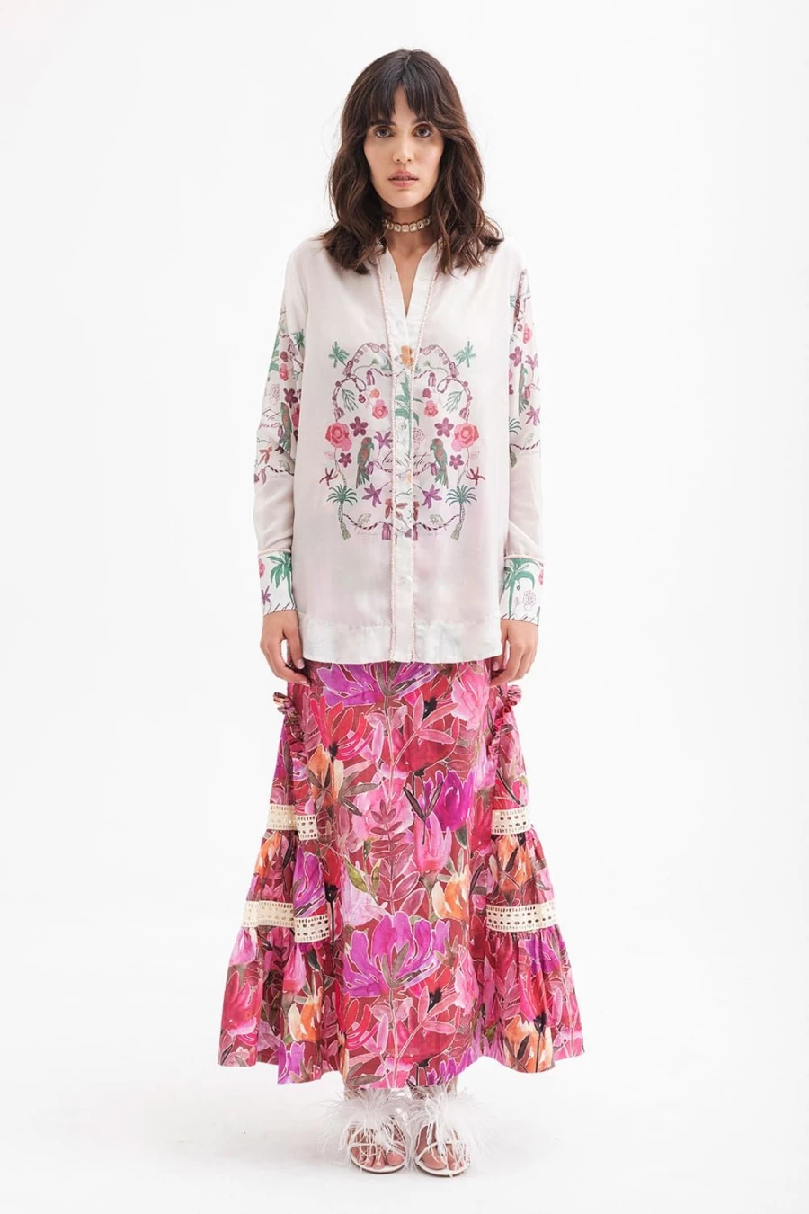 "Isla & White Euridice Women's Shirt | Classic Fit Blouse for Women"