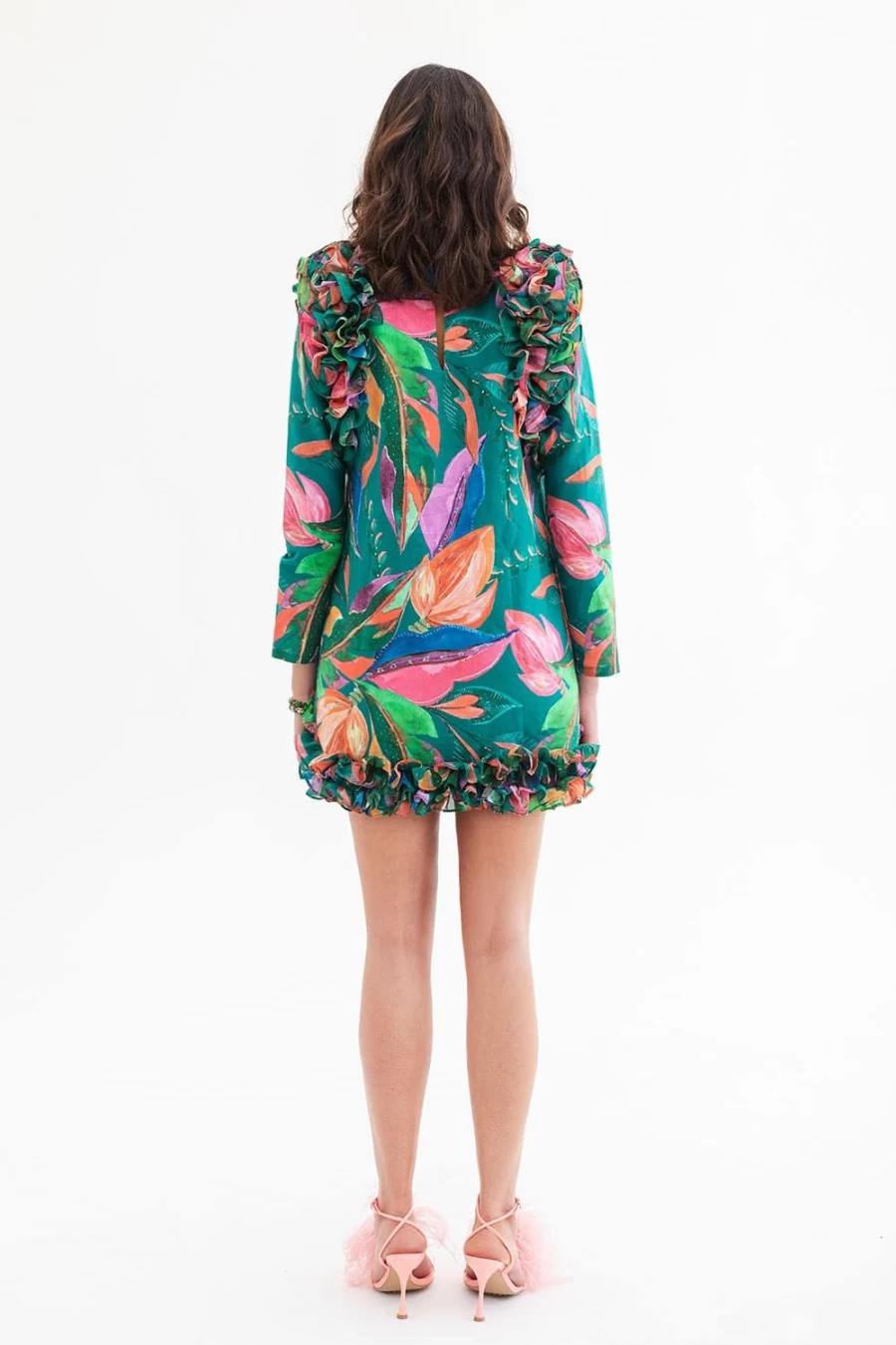 Isla & White Women's Aida Dress - Elegant & Stylish Floral Summer Dress