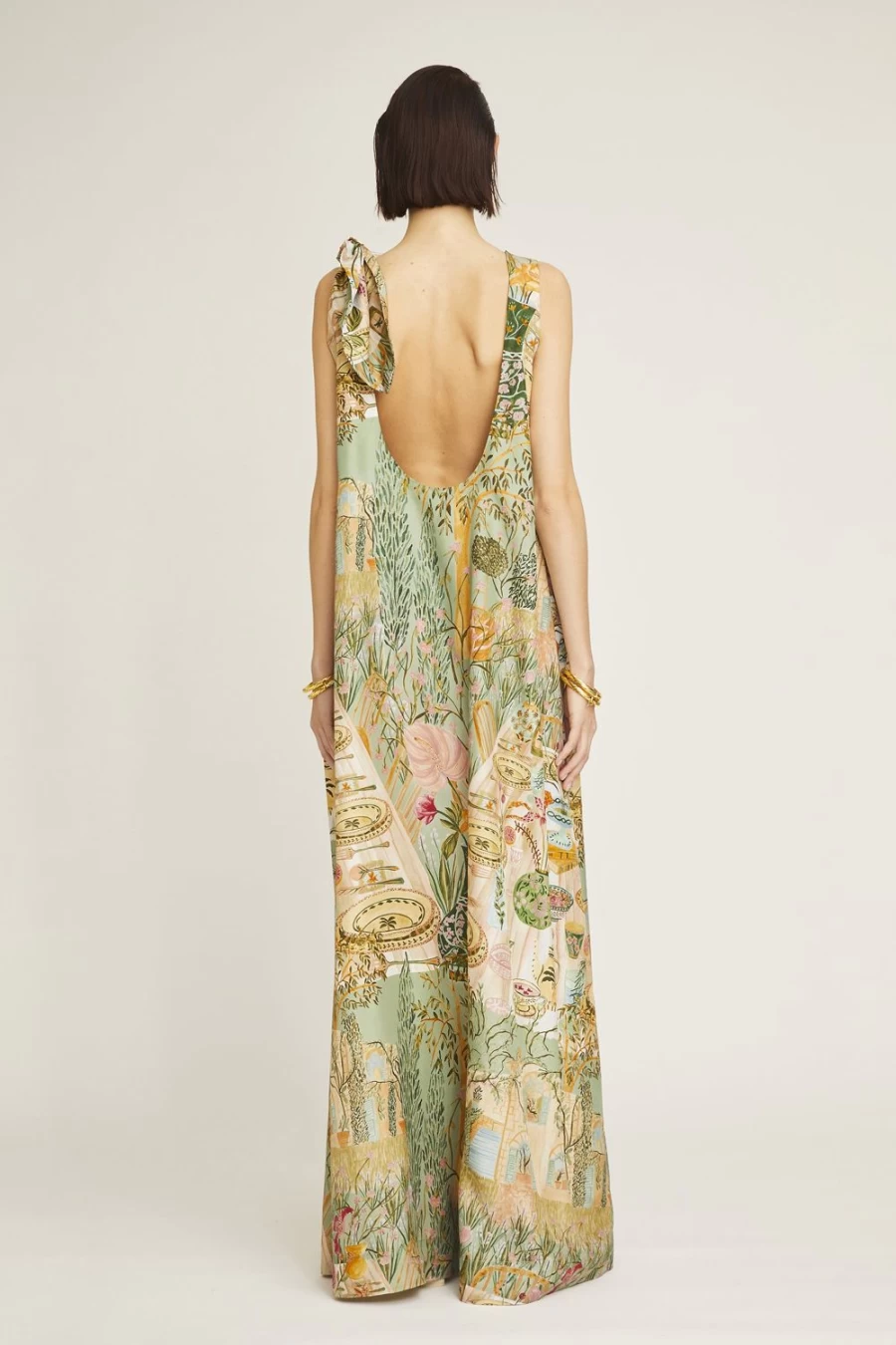 Isla & White Women's Dinis Dress - Elegant Floral Summer Dress for Women