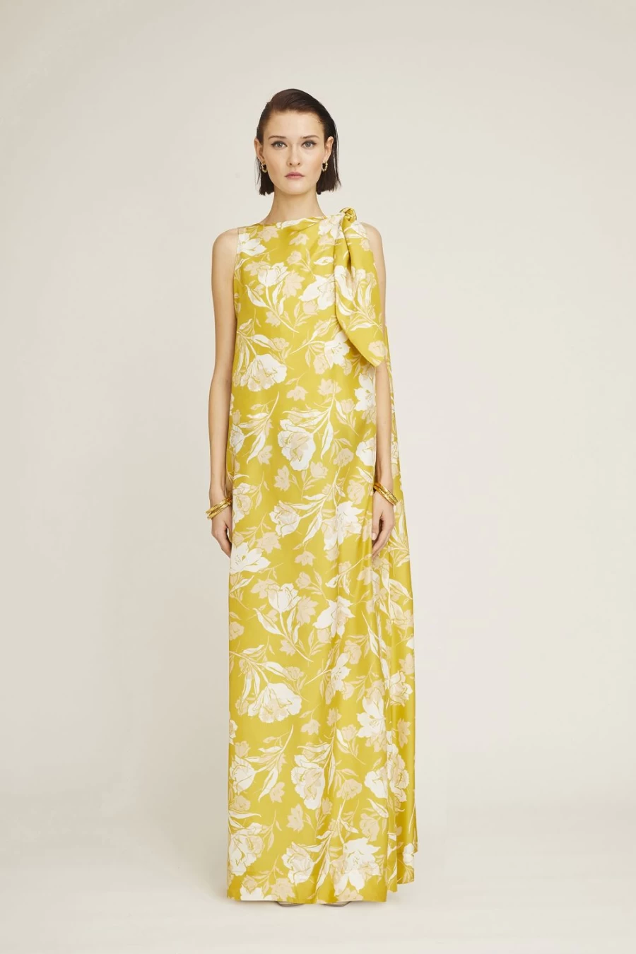 Isla & White Women's Dinis Dress - Elegant & Stylish Floral Summer Dress