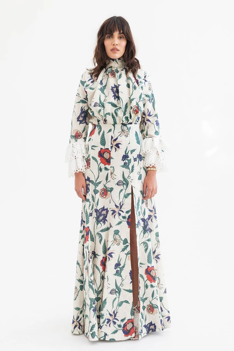 Isla & White Women's Leonie Dress - Elegant Floral Summer Dress for Women