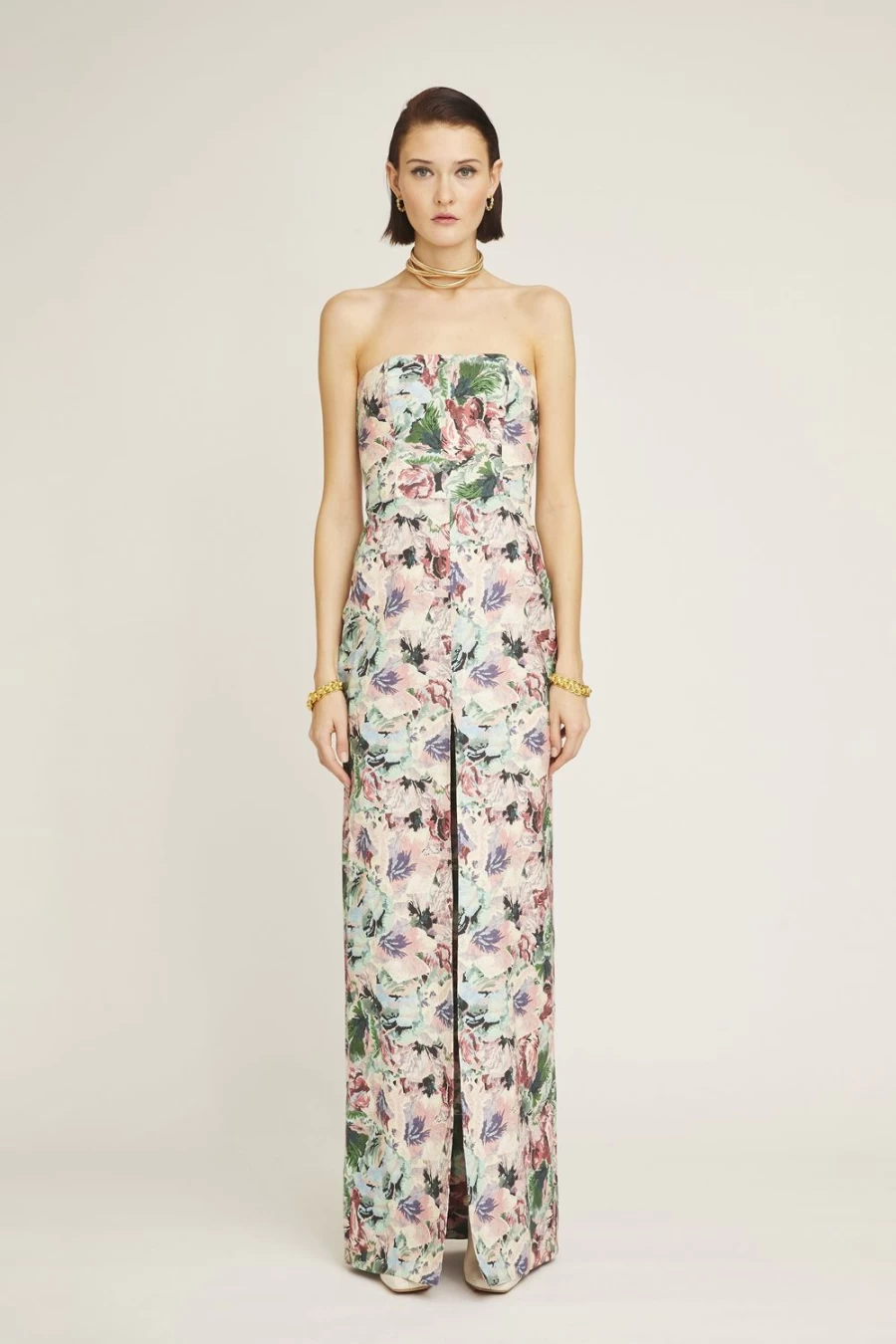 "Isla & White Women's Alice Dress - Elegant Floral Summer Dress"